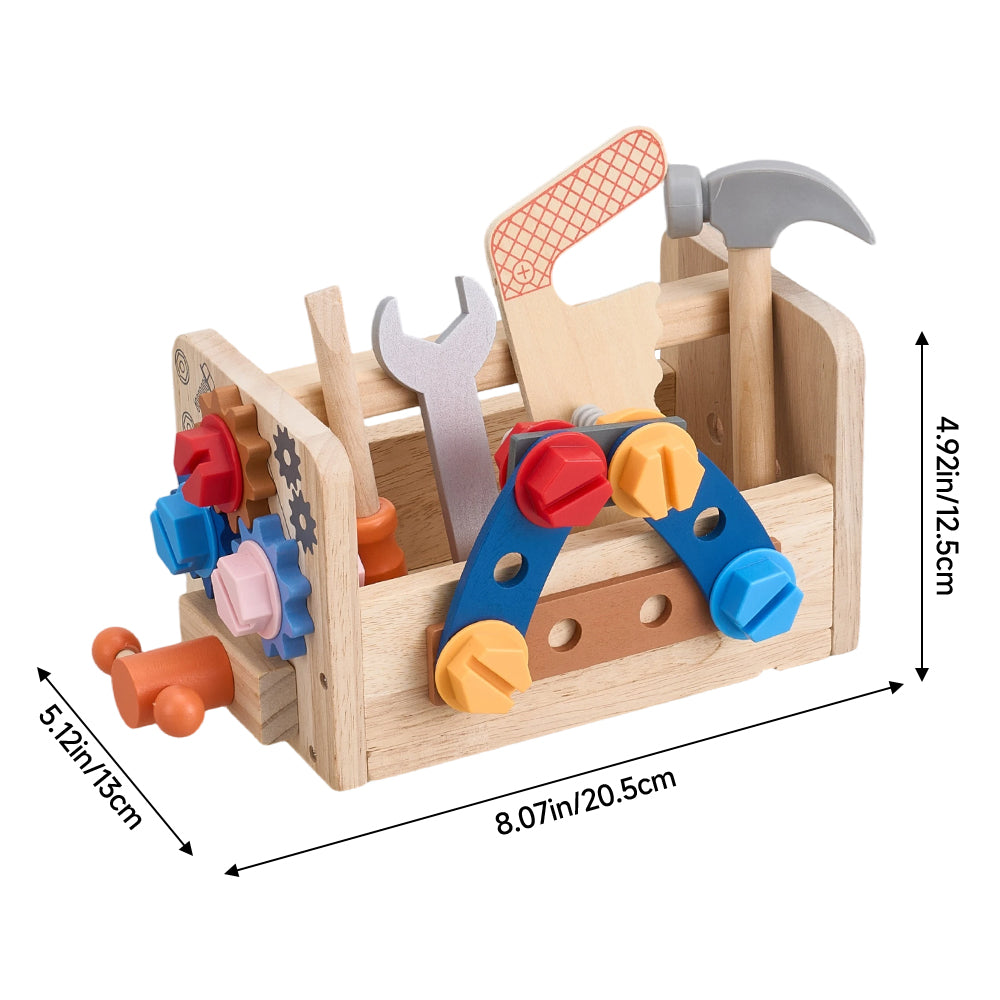 38pcs Pretend Play Kids Tool Set Montessori Toys