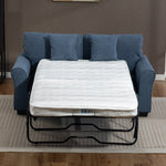 Lewiston Fabric Pull Out Sofabed | Light Blue