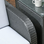 7 Seater Rattan Set W/ Reclining Back, Cushions