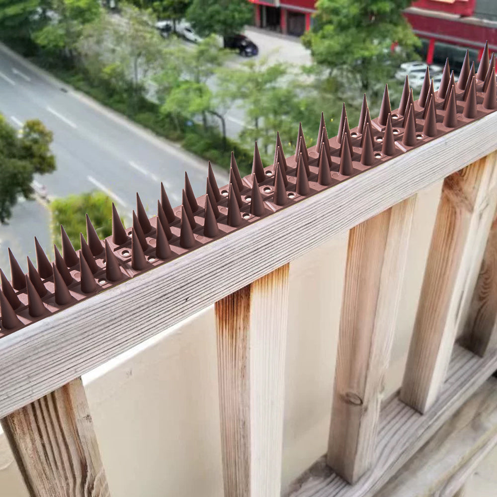 12 Pack Black/brown Bird Spikes | One Size | Brown