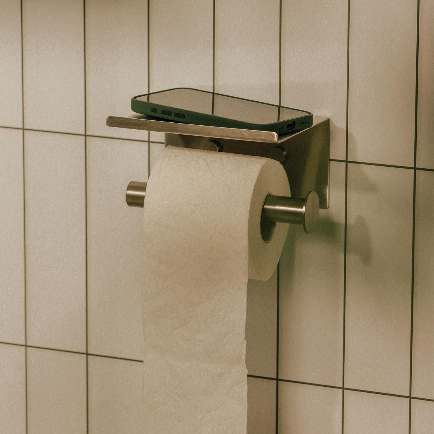 Paper Holder With Cover Chrome Architect Sp