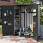 Breeins 5x3 Ft Outdoor Garden Tool Storage Shed