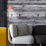 3d Industrial Wood Plank Wallpaper Pvc Self-adhesive Peel And Stick