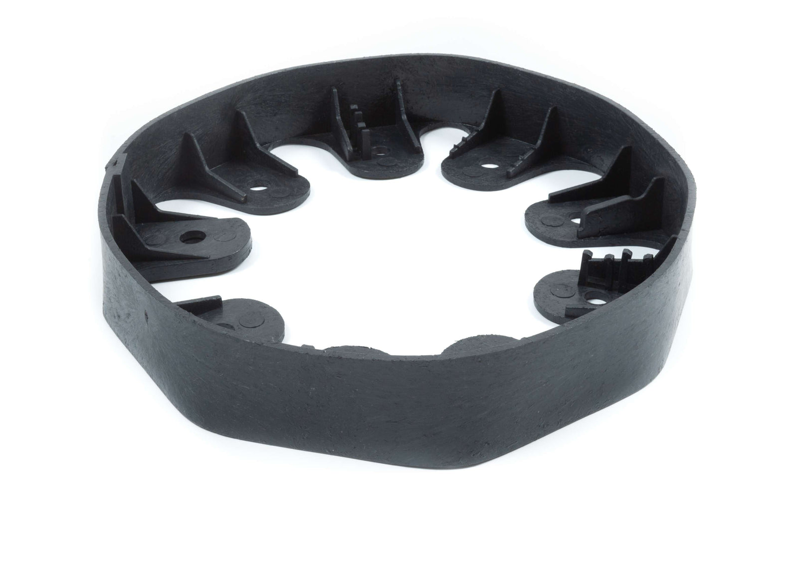 Invisible Lawn Edging - Flexible Recycled Plastic Garden Edging | Set of 10 | Black