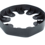 Invisible Lawn Edging - Flexible Recycled Plastic Garden Edging | Set of 14 | Black