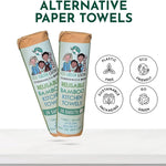 Reusable Bamboo Kitchen Towels | Set of 3 | White