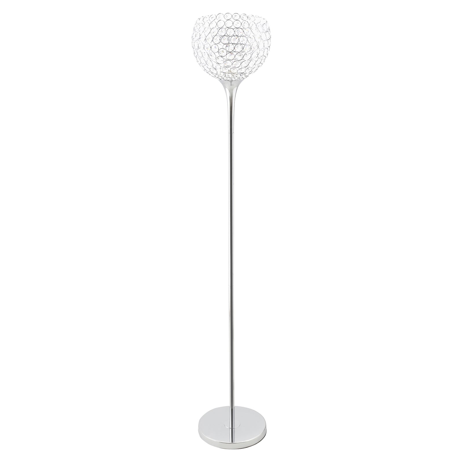 Modern Floor Lamp With K9 Crystal Lampshade Living Room