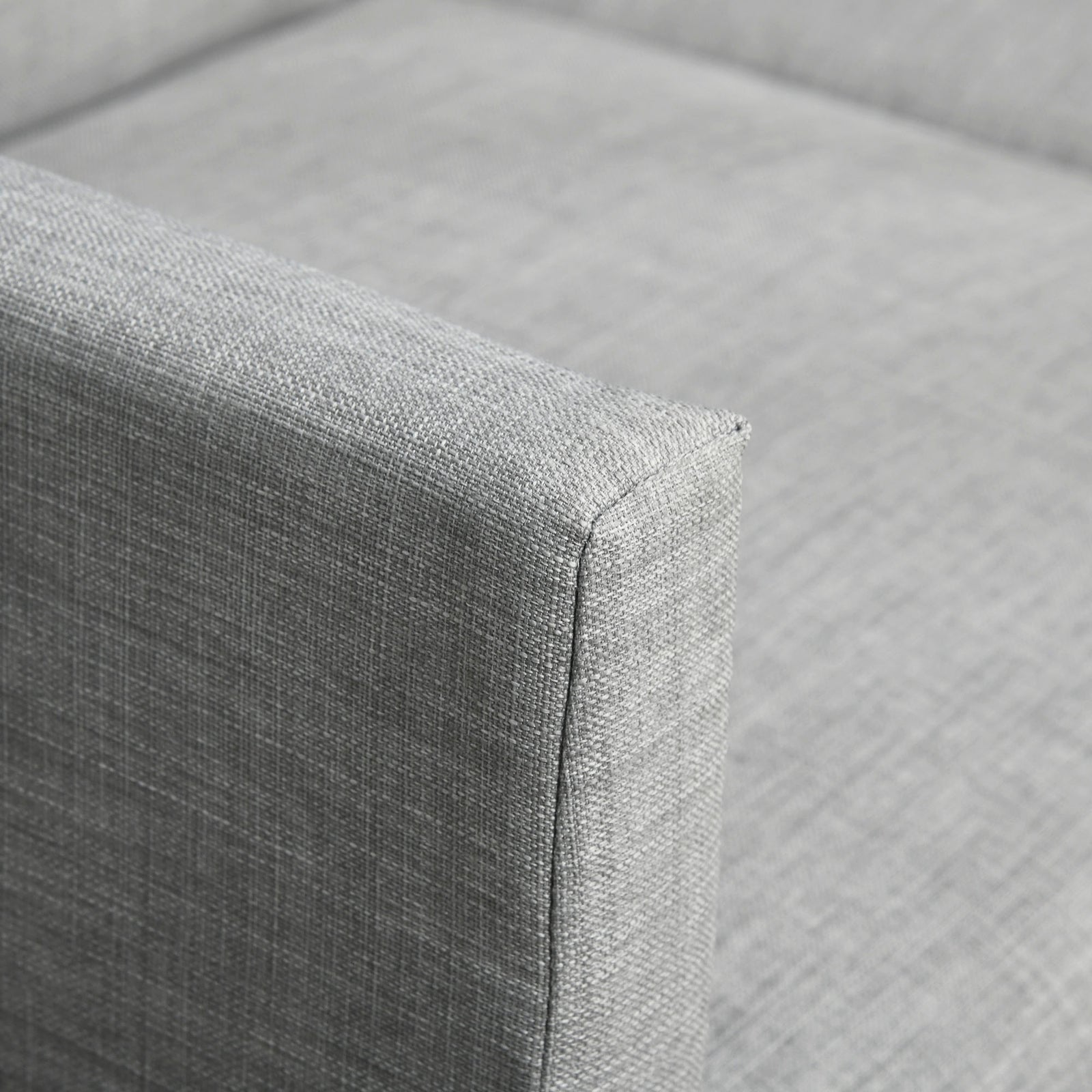 Reversible Sectional Sofa Set Linen Touch Sleeper