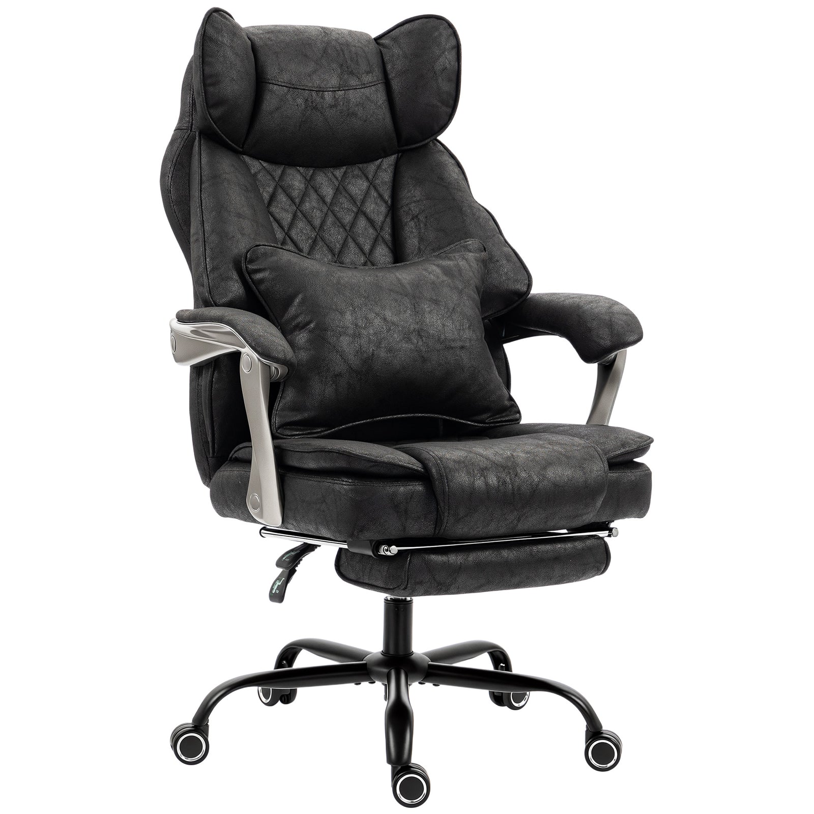 Big And Tall Office Chair With Lumbar Support | Black
