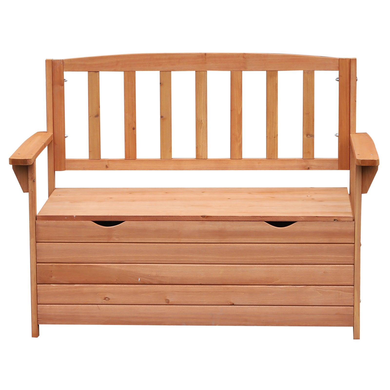 Outdoor Garden Storage Bench Patio Box All Weather Fir Wood
