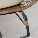 Sunelle Oval Shaped Standing Egg Chair | 1 | Cream