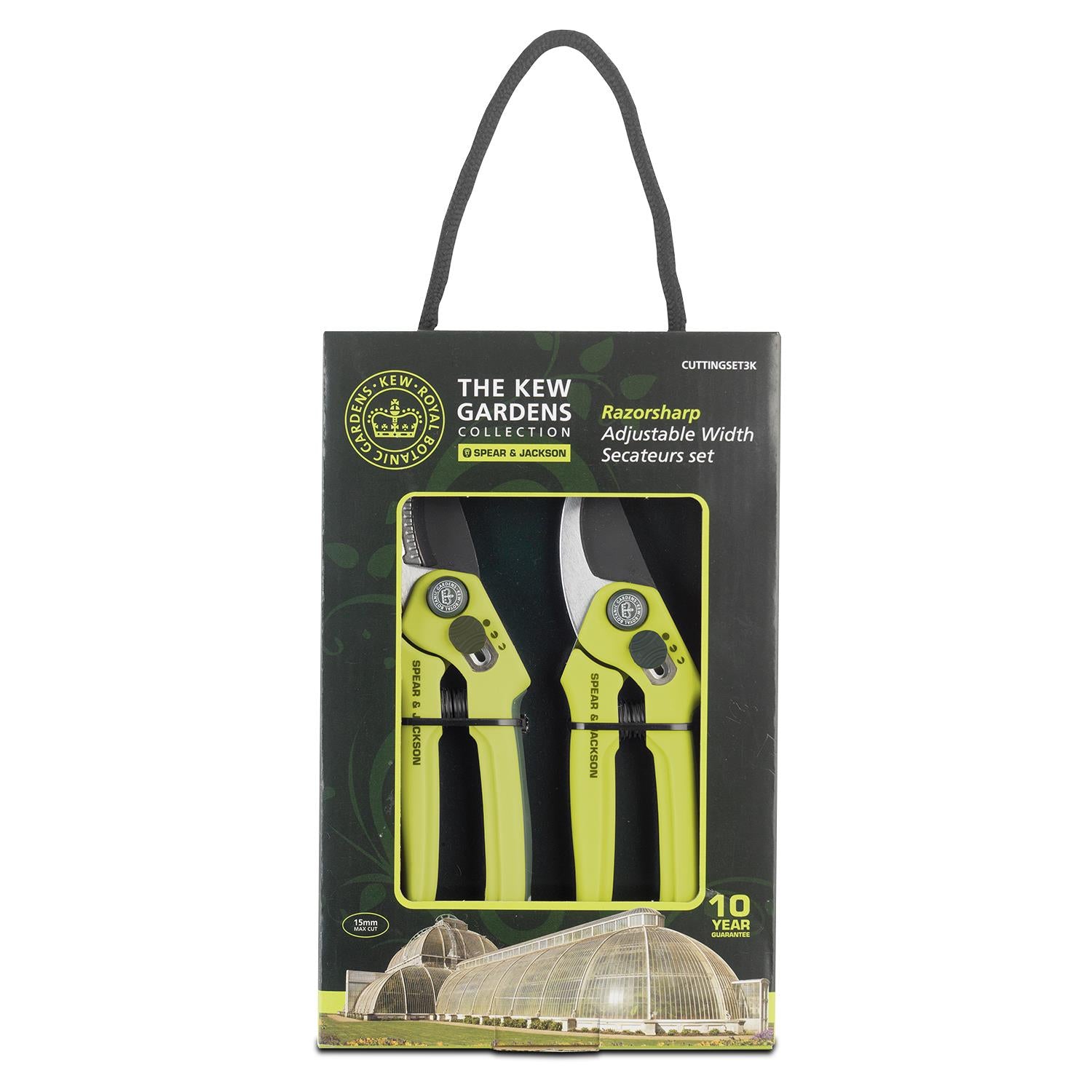 Gift Set, Bypass & Anvil Secateurs, Kew Gardens Tool Range