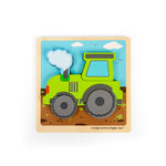 5pc Chunky Wooden Tractor Puzzle