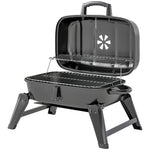 Charcoal Barbecue Grill Folding Bbq Grill | Black