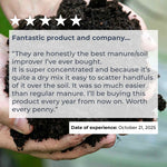 Organic Extra Fertiliser And Soil Improver | Set of 2