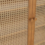 Natural Bamboo Shoe Cabinet – 2-door Rattan-style Storage Unit With 6 Shelves For Organized And Stylish Entryways