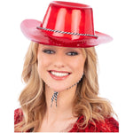 Metallic Cowboy Hat | Red