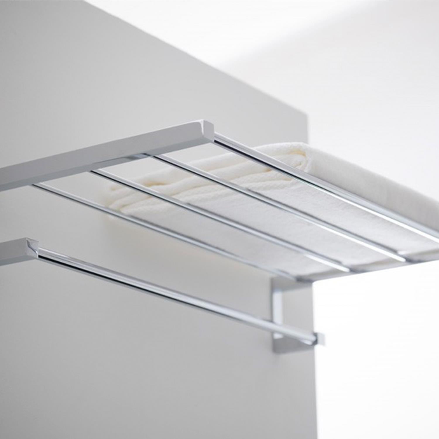 Towel Rack, Chrome, Metric Collection
