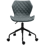Office Swivel Desk Chair Linen Grey