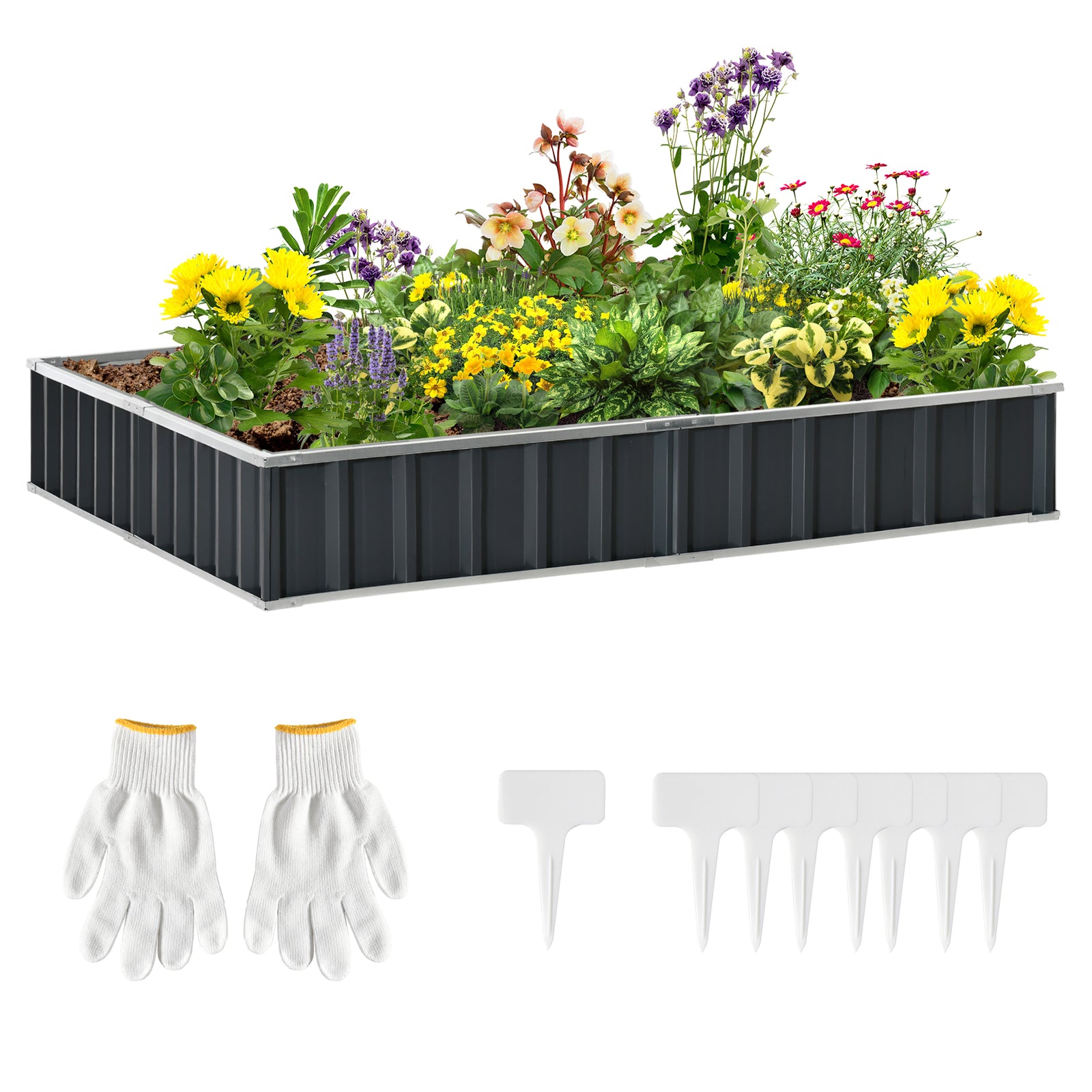 Metal Raised Garden Bed No Bottom Diy Planter