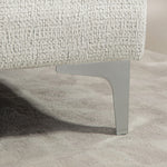 2 Seater Sofa Modern Loveseat With Metal Legs Spring Cushion