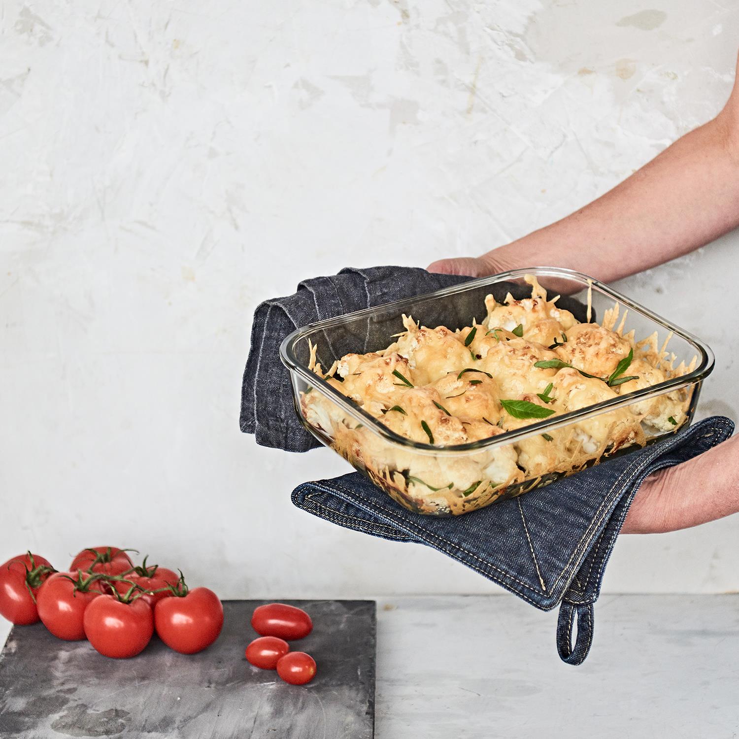 Multipurpose Bpa Free Glass Food Container With Airtight Lid | 0.75L