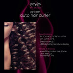 Dream Auto Hair Curler Adjustable Temperature Setting With Led Display