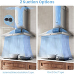 60cm Chimney Cooker Hood Wall Mounted Range Hood Extractor Hood With Led