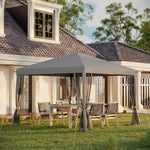 Heavy Duty Pop Up Gazebo With Removable Mesh Sidewall
