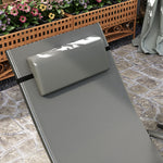 Set Of 2 Garden Sun Loungers, Folding Chaise Lounge Chairs | Gray