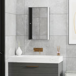 Mirror Cabinet Shelves Bathroom Storage  Stainless Steel