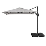 2.5m Cantilever Parasol With Hdpe Base | One Size | Light Grey
