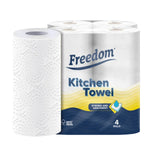 Freedom Soft White 3-ply 90 Rolls + Rhino Jumbo Kitchen Towels 24 Rolls