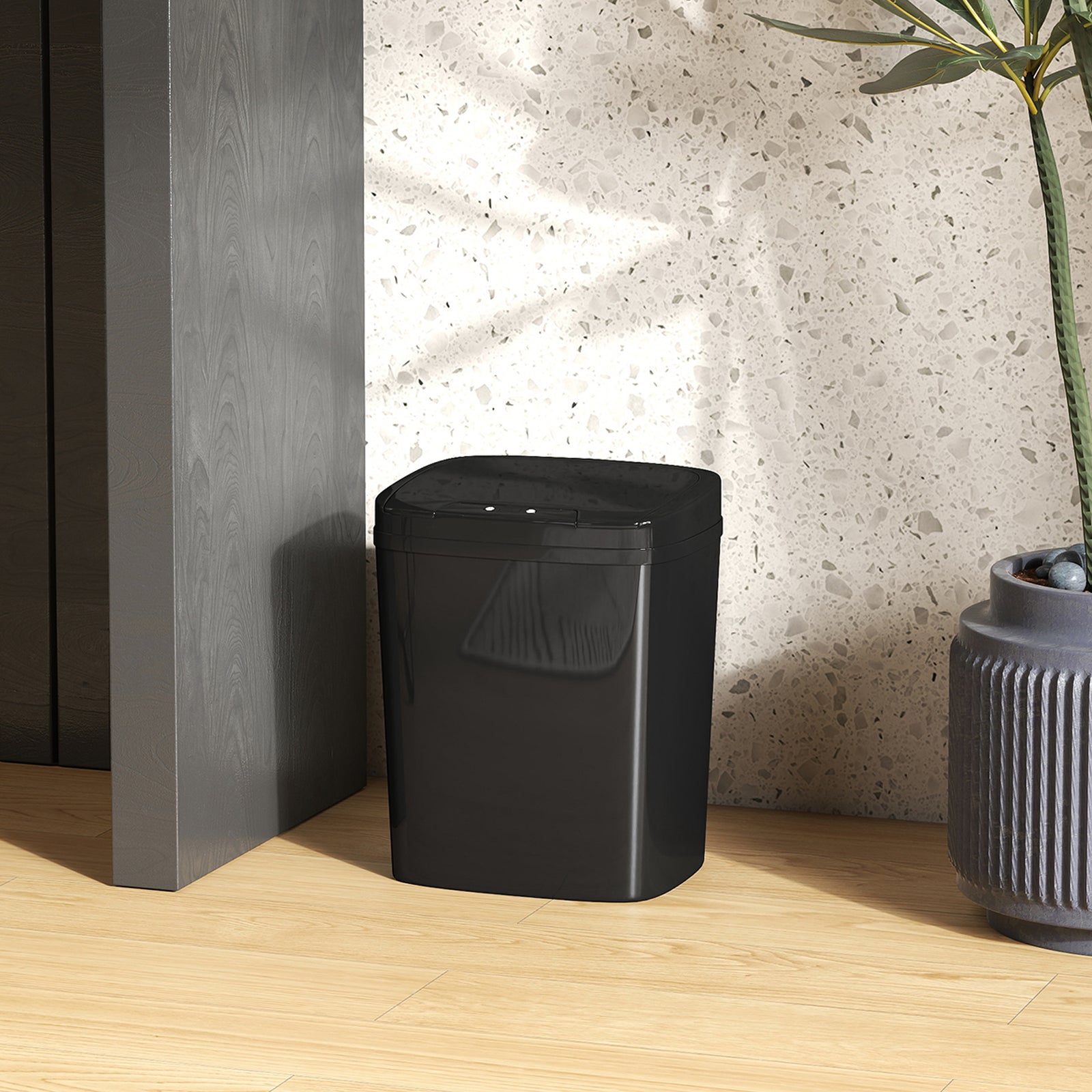 15l Sensor Bin, Automatic Touchless Kitchen Bin, Battery Operated | Black