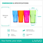 Multicolour Plastic Tumbler Set Of 4