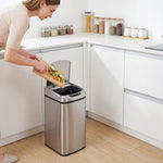 12l Sensor Bin, Automatic Touchless Motion Sensor Kitchen Bin | Silver