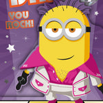 Minions 'you Rock' Father's Day Card Official Product