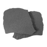 Rubber Garden Stepping Stones - Natural Stone | Set of 2 | Grey