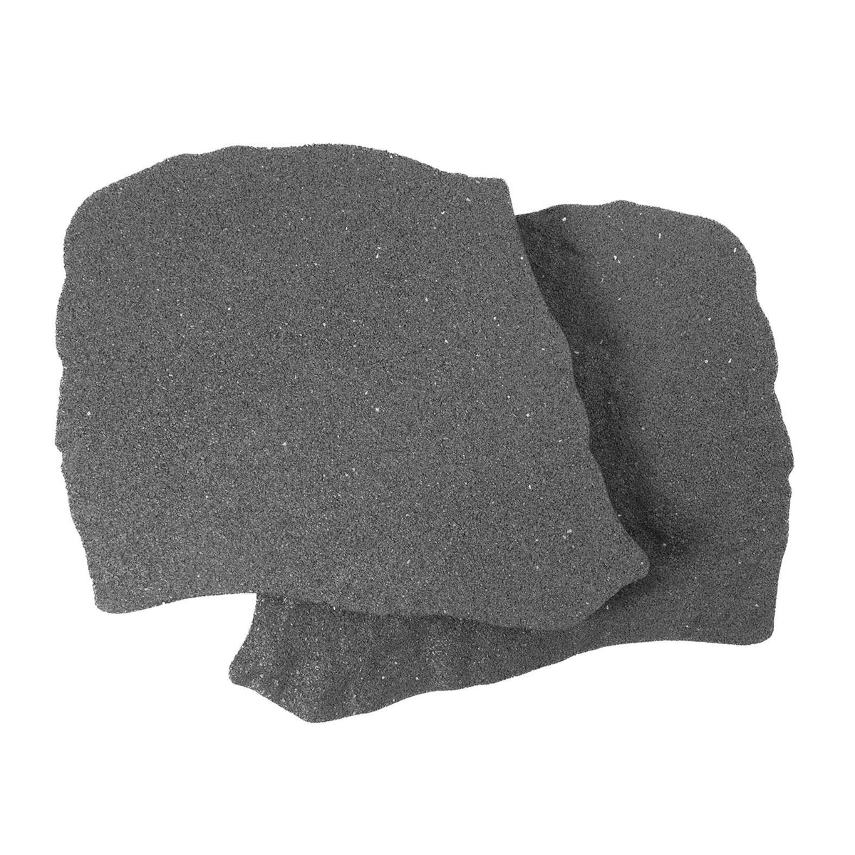 Rubber Garden Stepping Stones - Natural Stone | Set of 2 | Grey