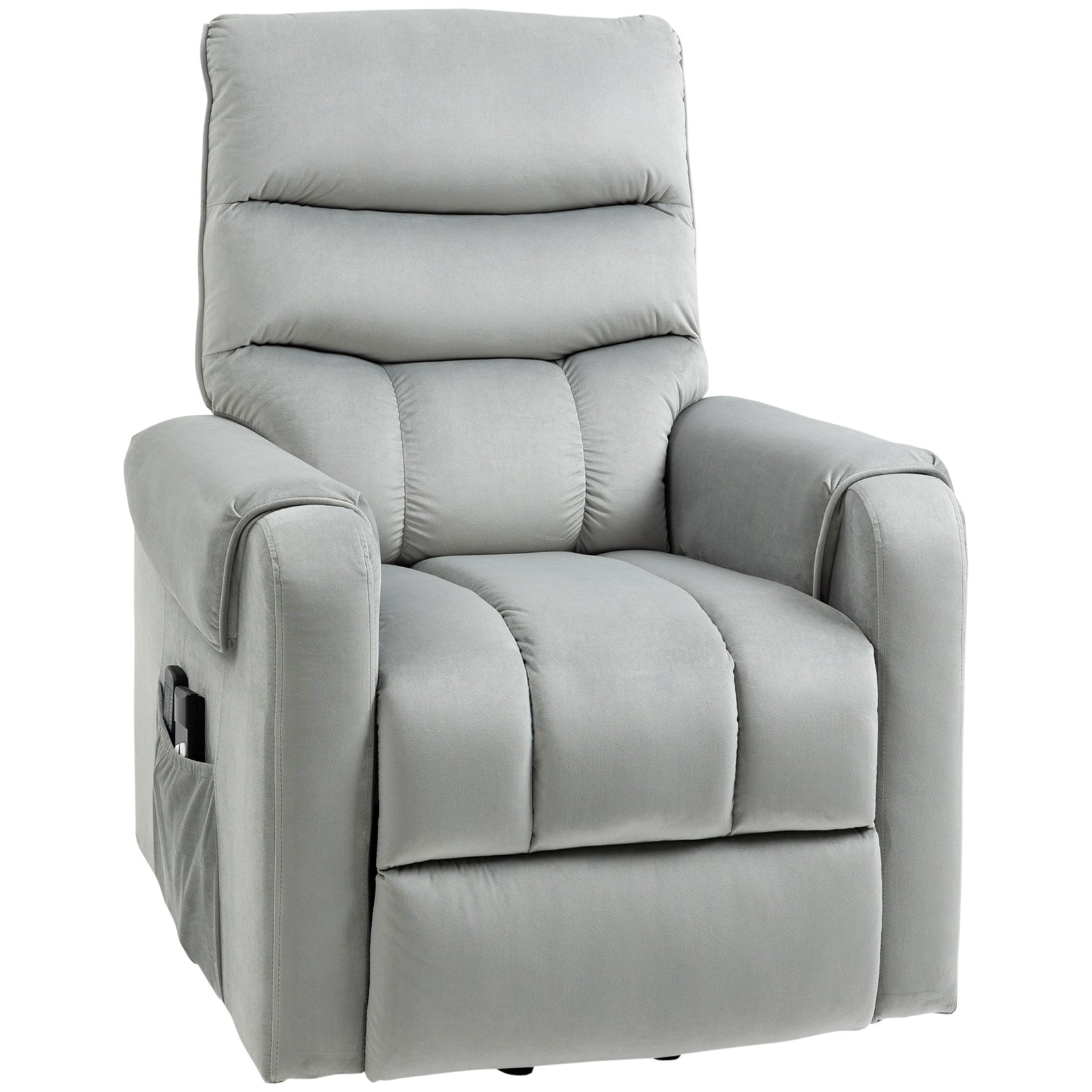 Power Lift Chair Rise Recliner Remote Control Grey