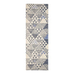 Delphi Geometric Style 100% Cotton Printed Rug | 200cm | Grey & White