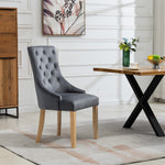 Set Of 2 Ravenna Velvet Dining Chairs