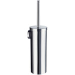 Wall Mounted Toilet Brush And Container With Plastic Insert | Polished Chrome