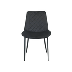 Amelia Velvet Comfort Dining Chairs | One Size | Black