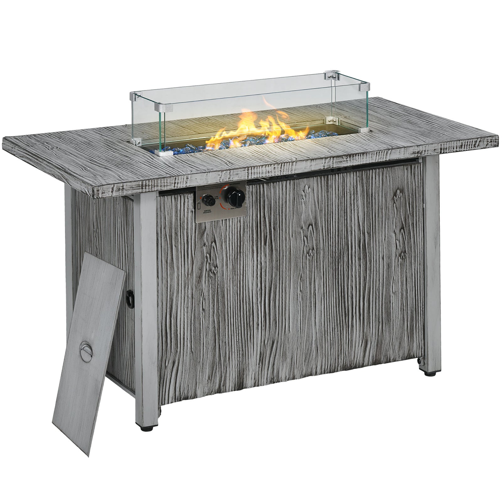Propane Fire Pit Table 50,000 Btu W/ Cover