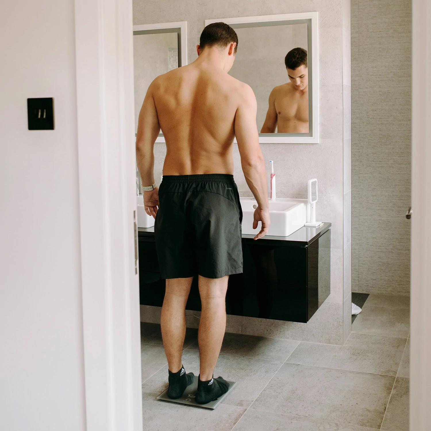 Body Analysis Scale W/ Bmi Report & Calorie Intake Guide | Gray