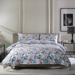 Japanese Kyoto 100% Cotton Duvet Cover Set With Piped Edging | King | Multi Colour