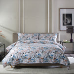 Japanese Kyoto 100% Cotton Duvet Cover Set With Piped Edging | Super King | Multi Colour