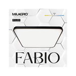 Fabio Led Ceiling Lamp Great Value Stylish Lifetime Light Source | 47cm | Black