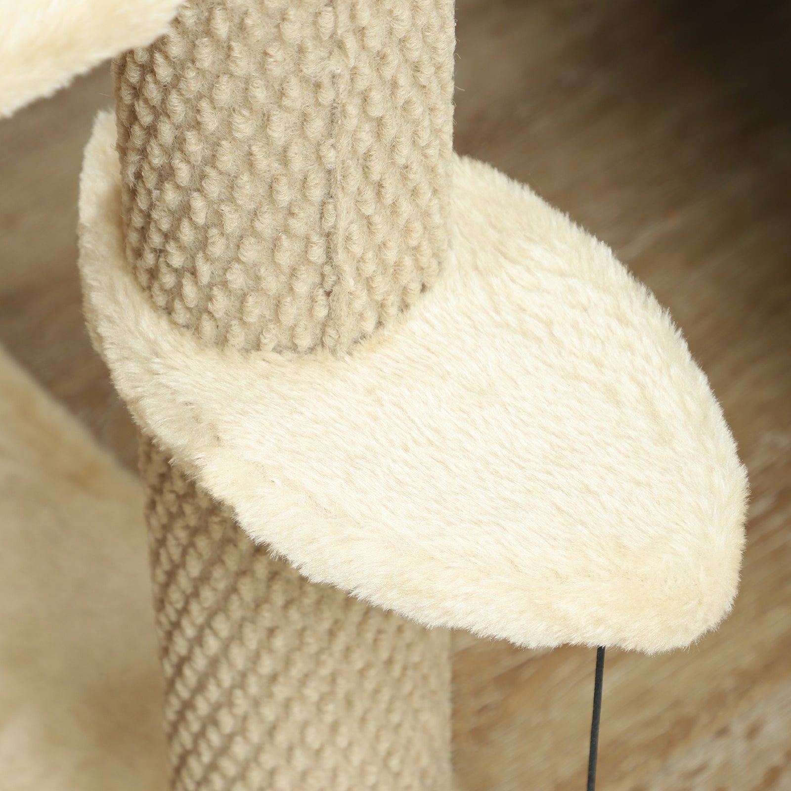 PawHut Pet Stairs With 4-step Stair, Scratching Posts, Platforms, Toy Ball